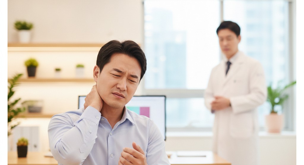 신촌 목디스크 자가진단방법과 단계별 통증 체크