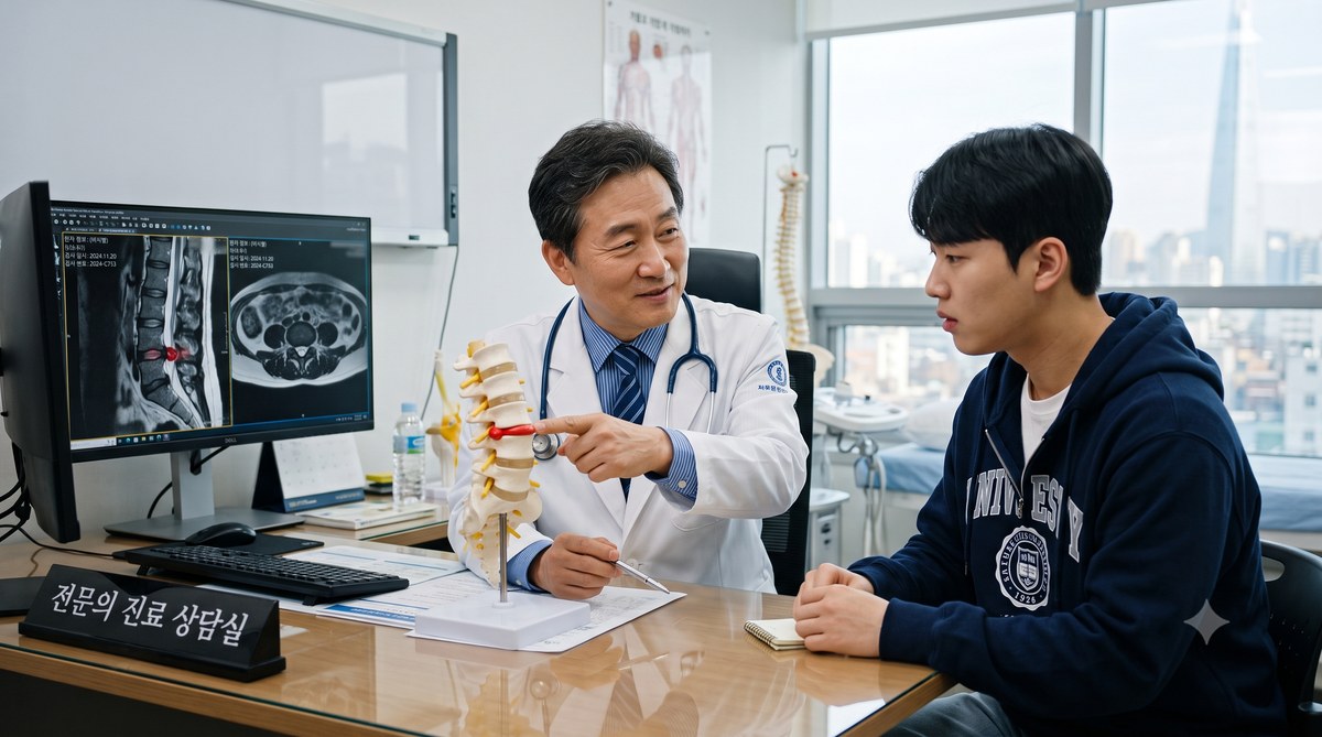 신촌 목디스크 뒷목 통증과 손가락 저림, 방치하면 위험한 경추 질환의 모든 것